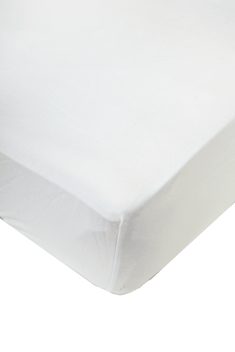 Noomie Cotton Crib Sheet in White Baby Noomie