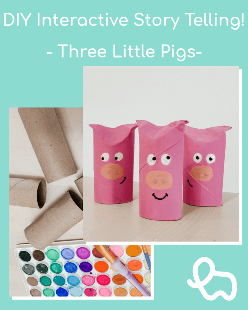 DIY Interactive Story Telling - Three Little Pigs 