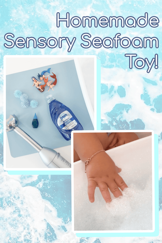 Homemade Sensory Seafoam Toy 