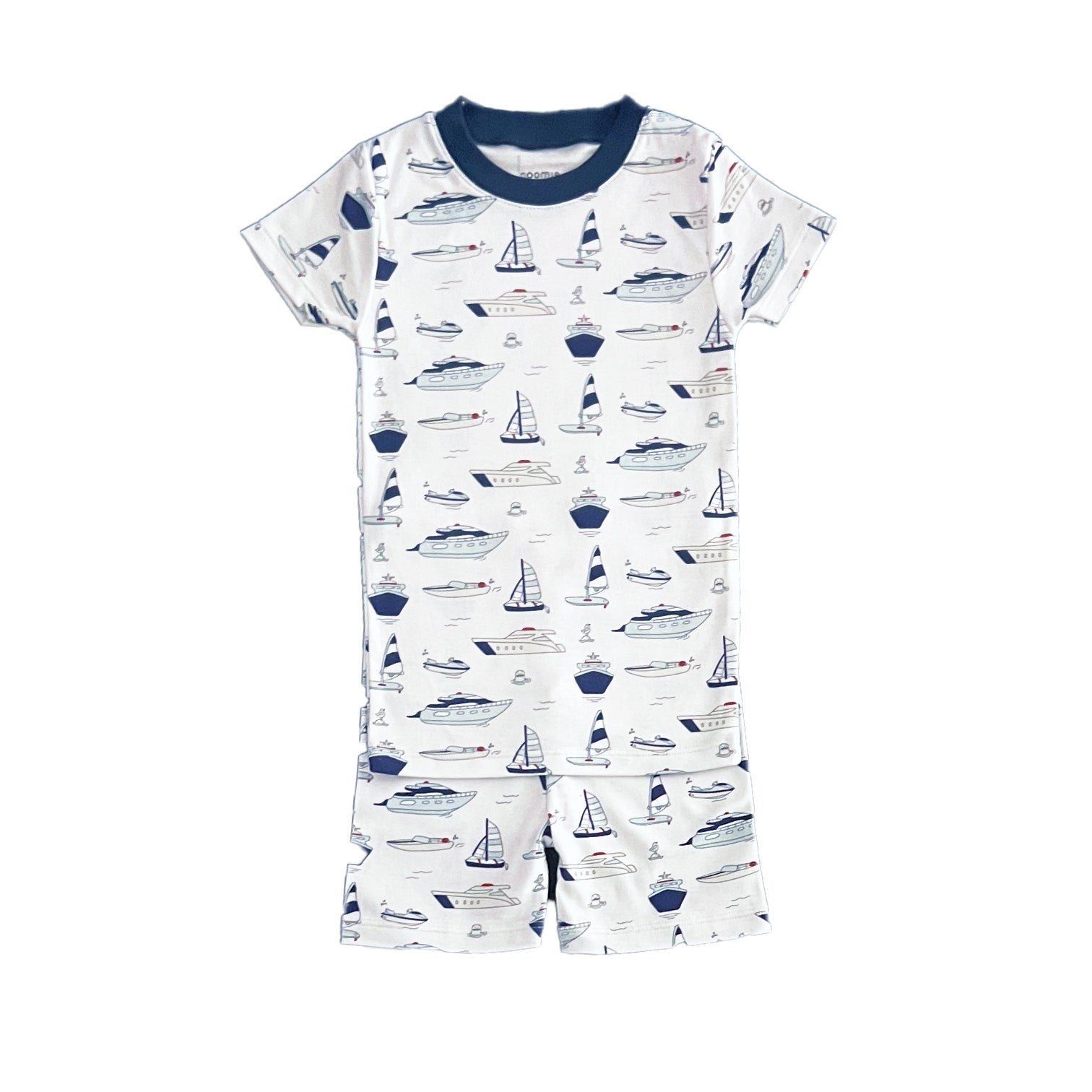 Boats Short Sleeve Pajama Set