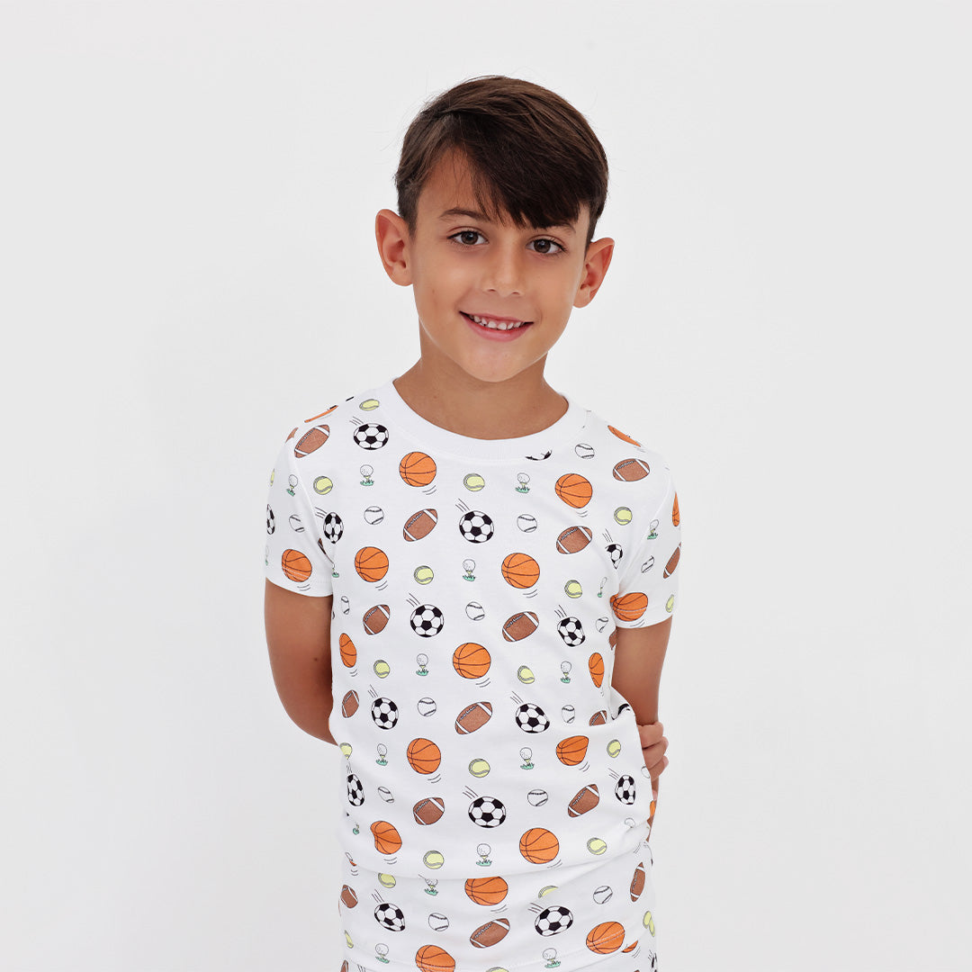 All Sports Short Sleeve Pajama Set