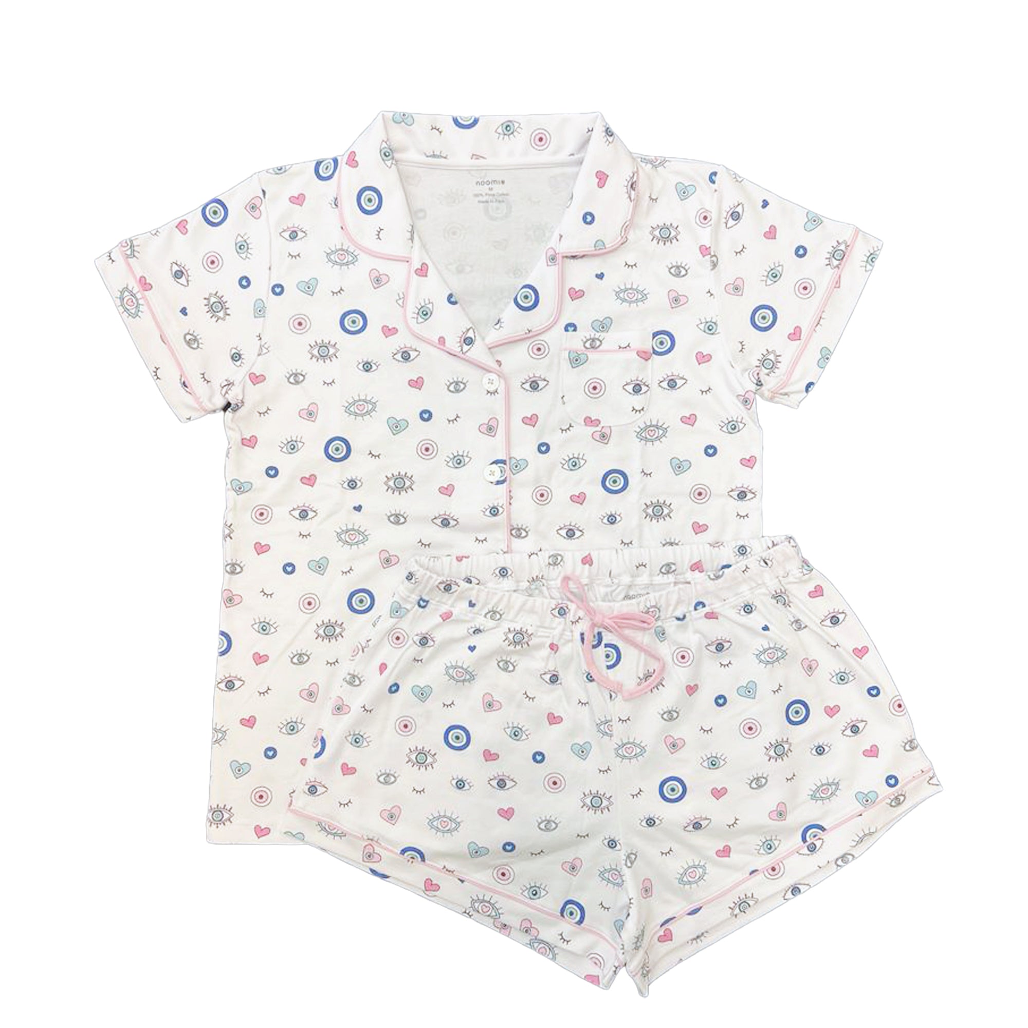 Evil Eye Short Sleeve Pajama Set