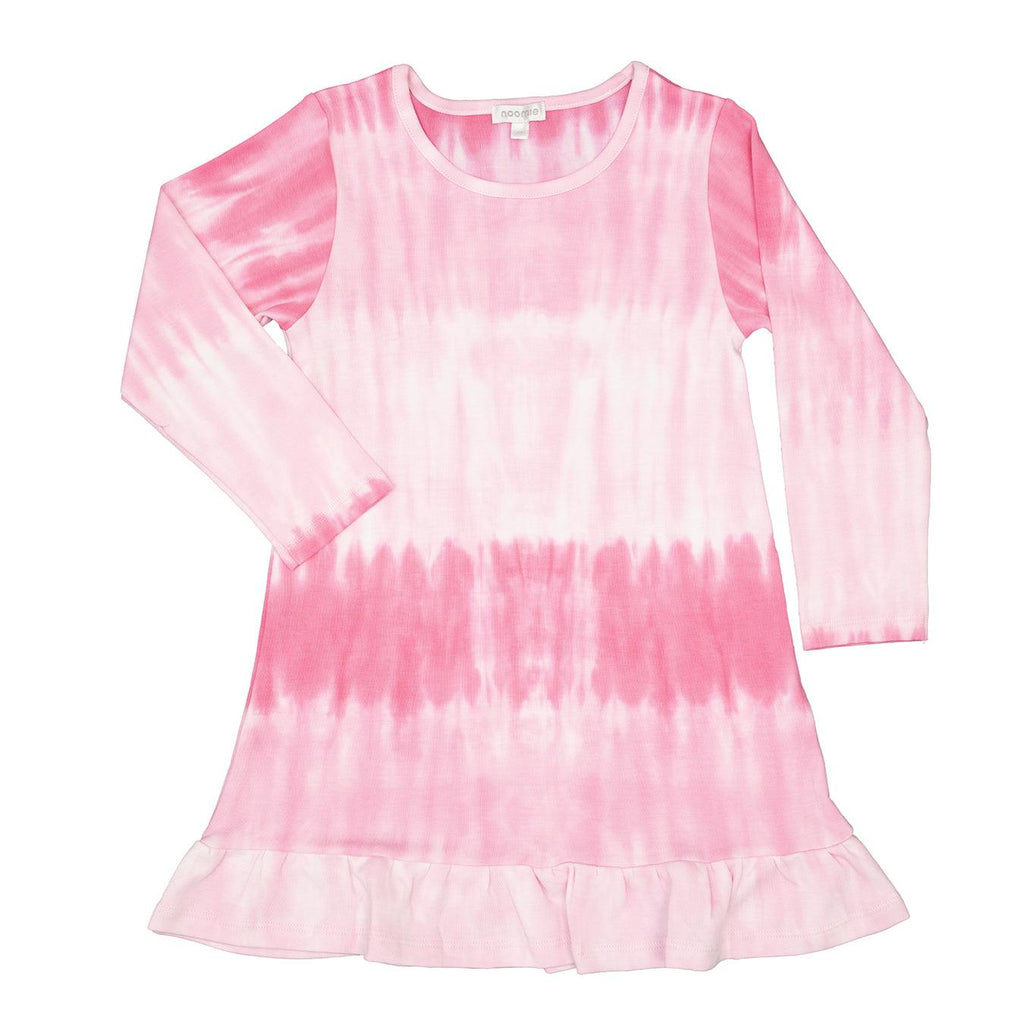 Dress Gradient Tie Dye Pink Pima Cotton