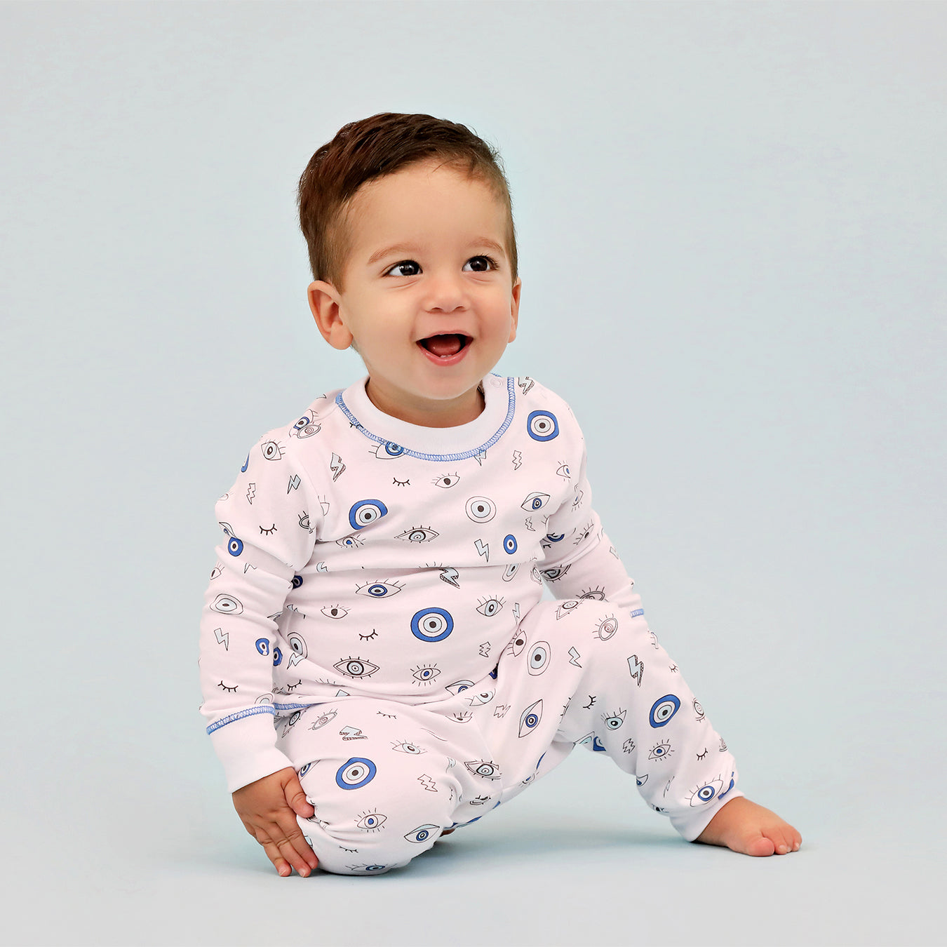 Evil Eye Long Sleeve Pajama Set
