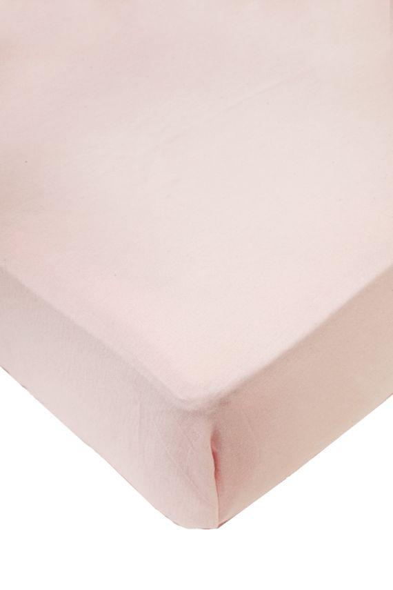 Light Pink Solid Crib sheet Pima Cotton